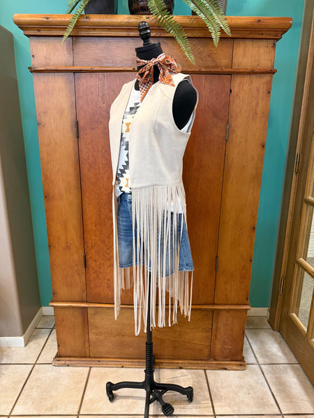 Front Street Fringe Vest