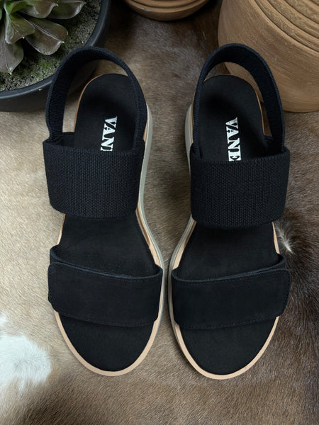 Vaneli Huda Sandal in Black