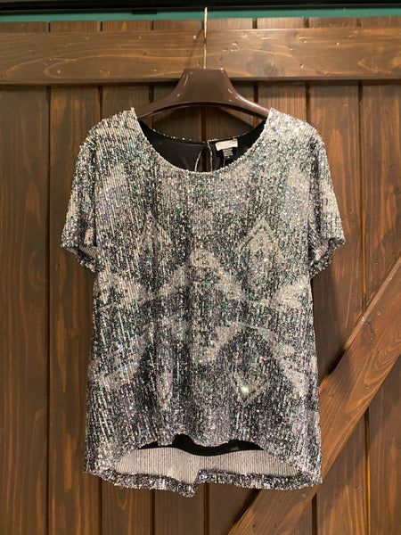 Tasha Polizzi- Starla Sequin Top