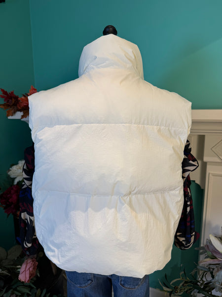 Umgee Reversible to Velvet Puffer Vest