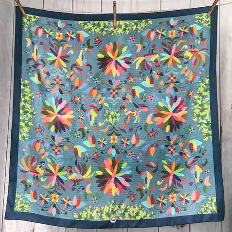 Fringe Scarves Otomi Shorty Scarves