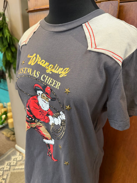 Howdy Hanny Wrangling Christmas Cheer Tee