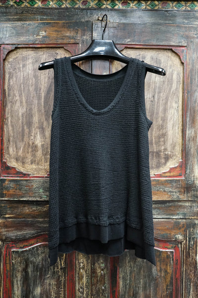 Waffle Flowy Tank