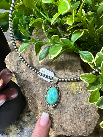 SLL Oval Turquoise Pendant