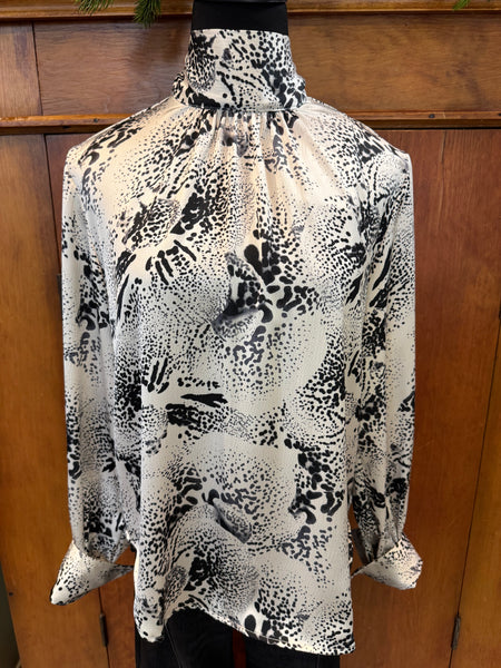 Lysse Embellished Scarf Neck Blouse