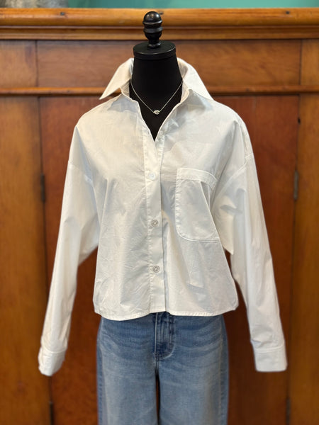 Esqualo Folded Cuff Blouse