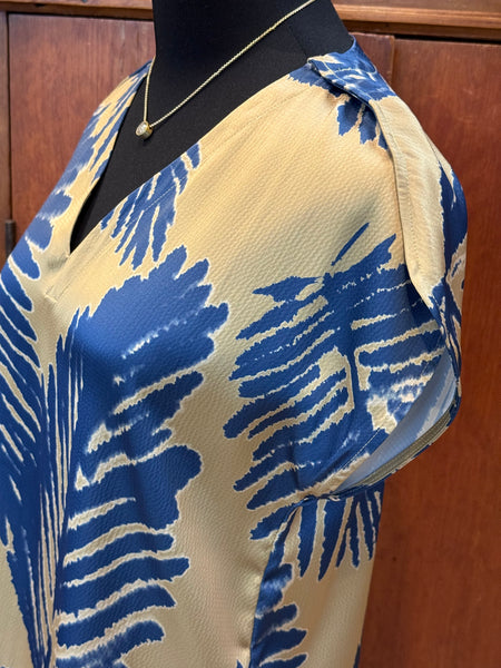 Lysse Catriona Tulip Sleeve Printed Top