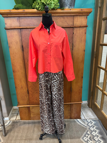 Esqualo Leopard Trouser Jeans