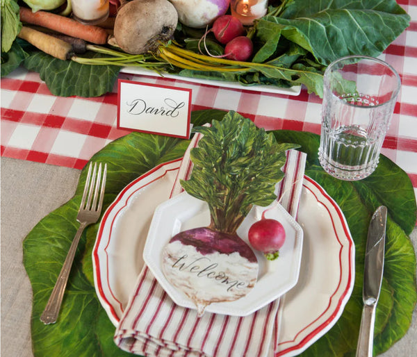 Hester & Cook Die-Cut Cabbage Placemat