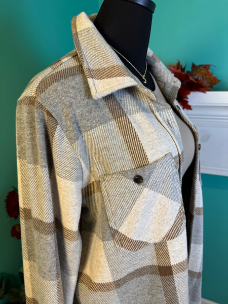 Panache Apparel Flannel Button Up Long Sleeve Shirt
