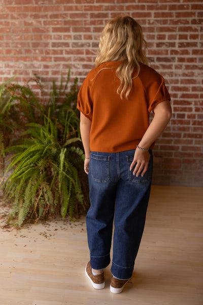 Puff Short Sleeve Pullover Top