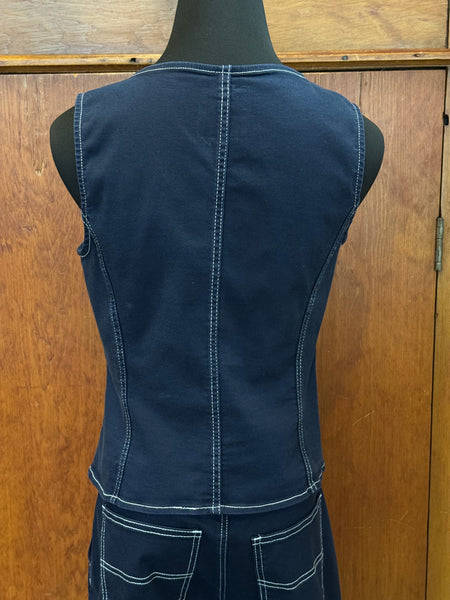 FDJ Button Front Vest