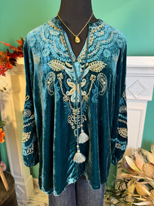 Johnny Was Field Blouse