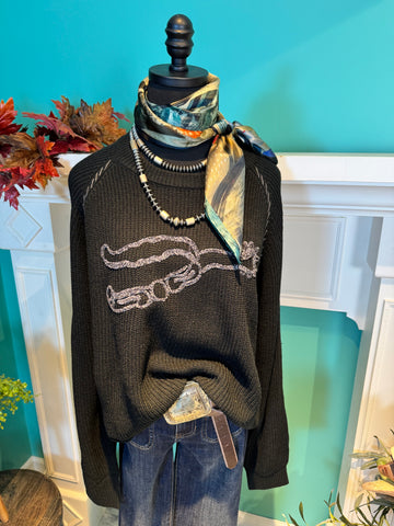 2 Fly Co Knit’em Cowboy Sweater