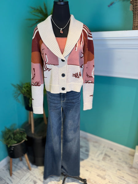 Pendleton Western Scenic Cardigan