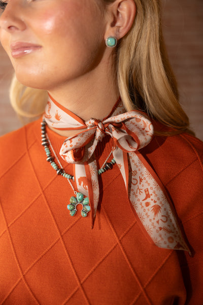 Down South Doily Twilly in Orange