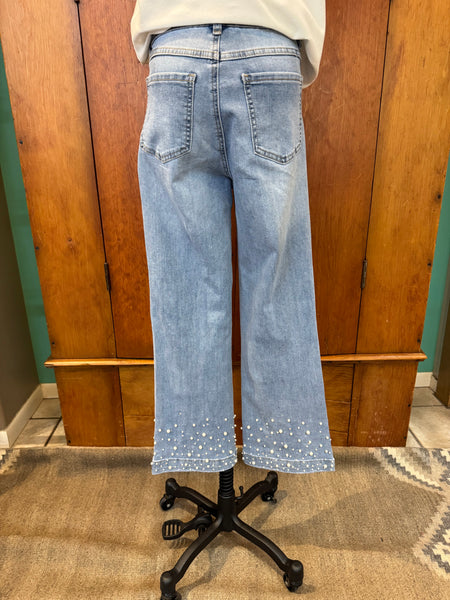 FDJ Pull On Boot Crop Jean