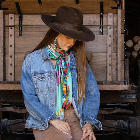 Fringe Scarves On The Road Again Shorty Scarf