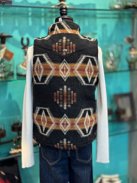 L&B Aztec Quilted Lined Vest