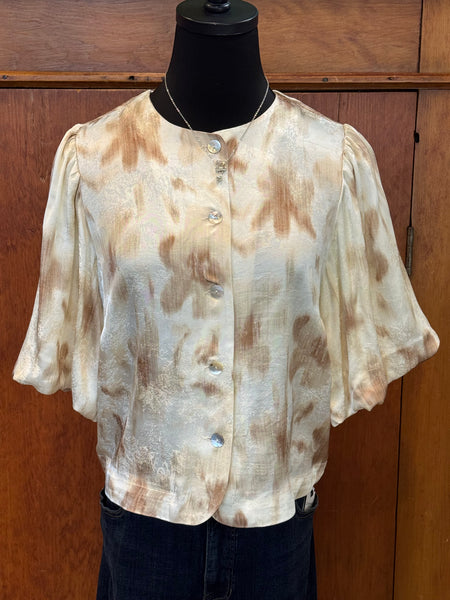 Esqualo Balloon Sleeve Blouse