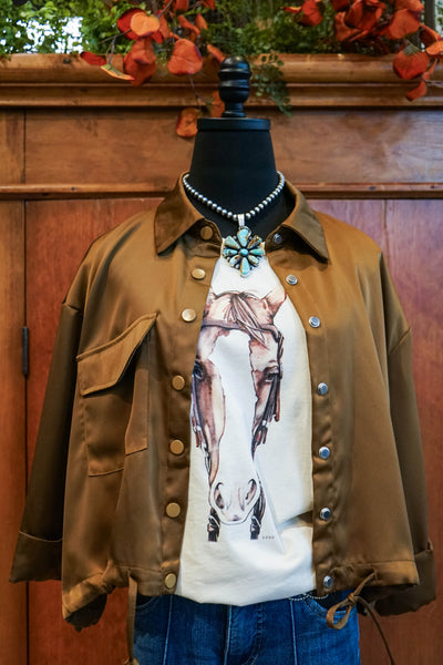 Amber’s Horse Tee - XOXO Art & Cober