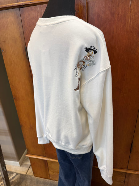 Western Embroidered Graphic Sweatshirt
