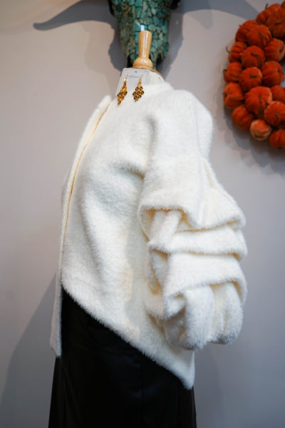 Joseph Ribkoff Knit Fluff Jacket