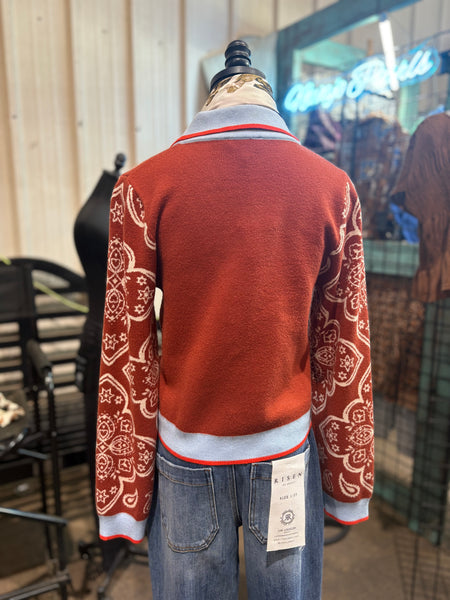 Western Cardigan Long Sleeve
