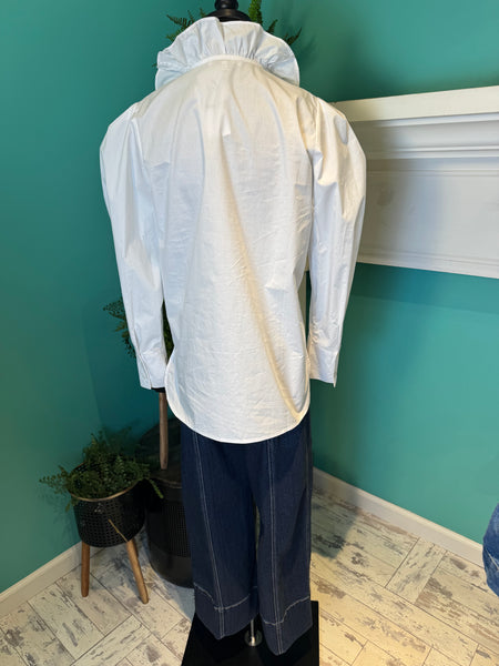The Long Sleeved Ruffle Top