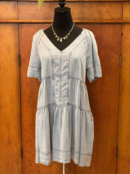 Denim Tencel Dress
