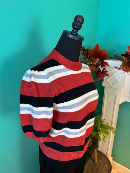 THML Stripe Sweater Short Sleeve