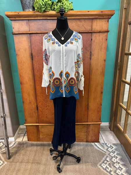 Joseph Ribkoff Pull On Dark Denim Pant