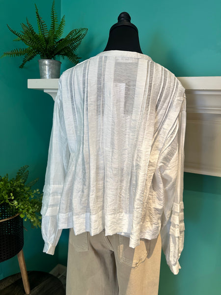 The Pleated Crinkle Top
