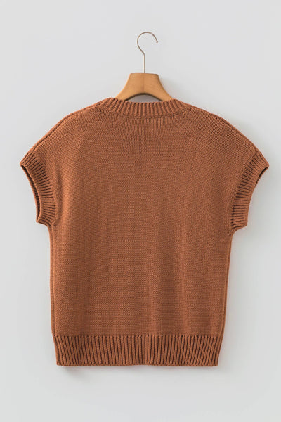 Horseshoe Short Sleeve Sweater