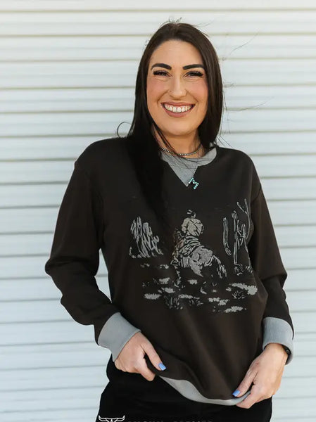 Bucking Rodeo Pullover
