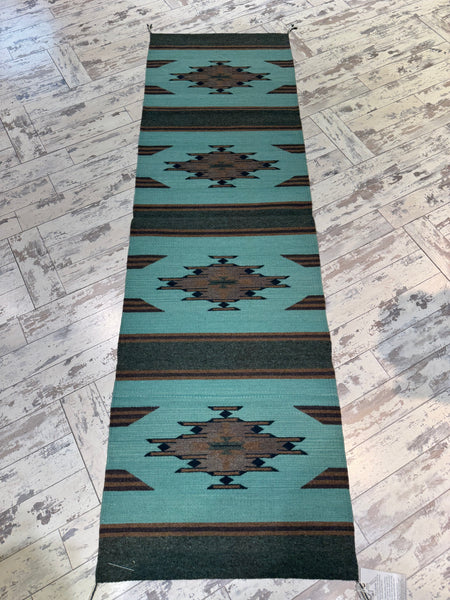 Escalante 2’ x 6.5’ Diego Ruiz Aqua Marina Rug
