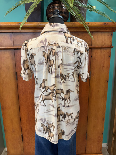 Chantilly Tie Short Sleeve Shirt