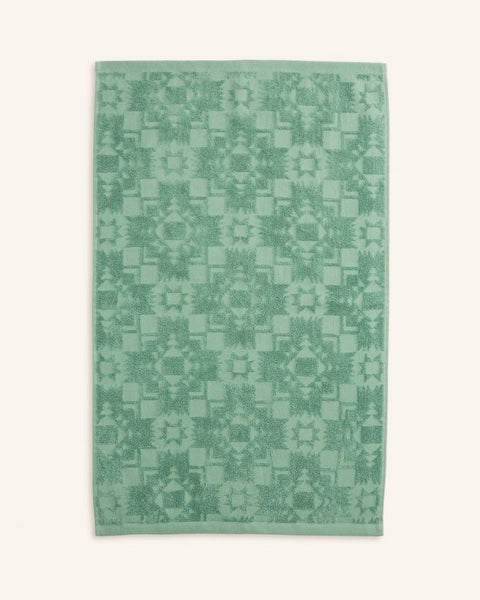 Sculpted Bath Towel in Marine