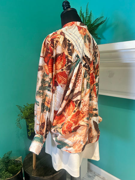 EE:Some Pumpkin Spice Print Top