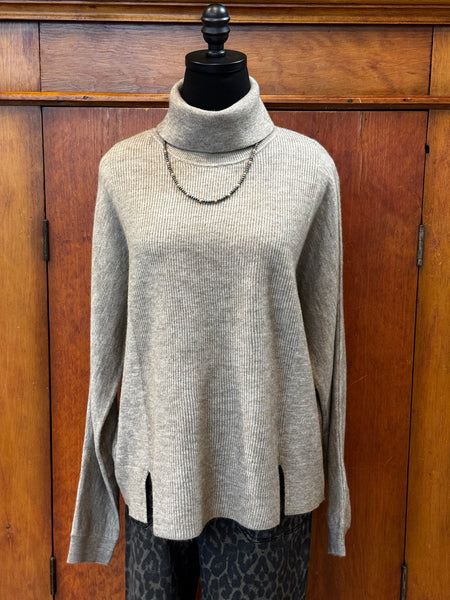 Turtleneck Knit Sweater
