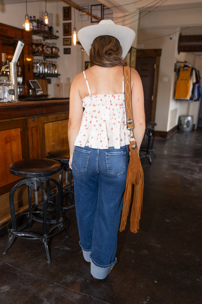 Half Moon Hobo with Fringe