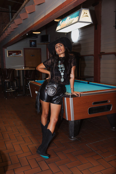 Rodeo Revival Fringe Short