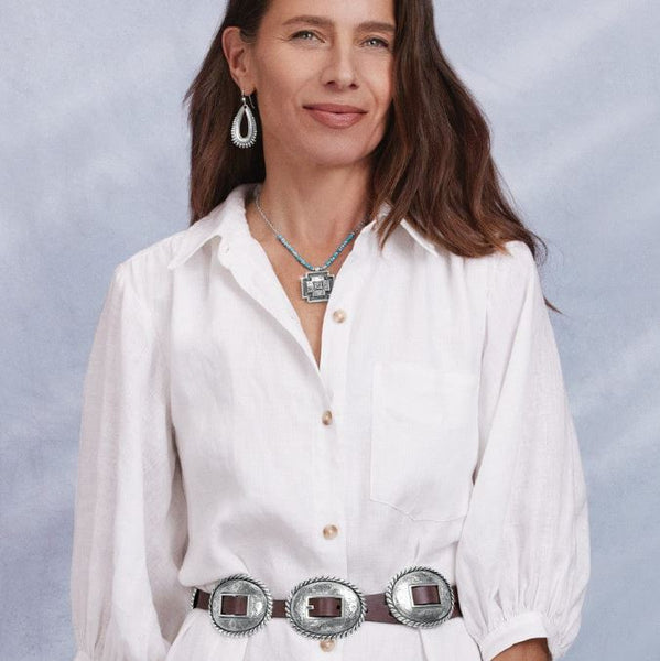 Brighton Fandego Concho Belt