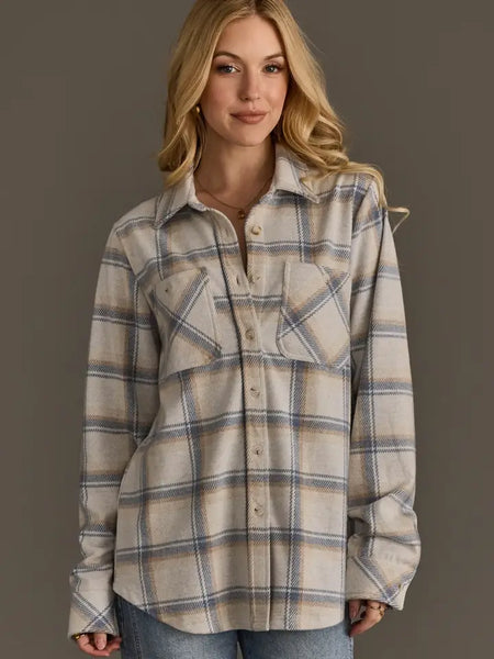 Plaid Button Up Long Sleeve