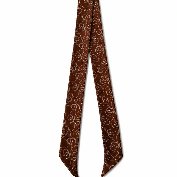 Brown Horseshoes and Tan Rope