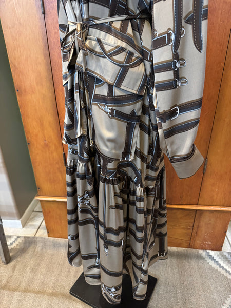 The Printed Pleated Dress