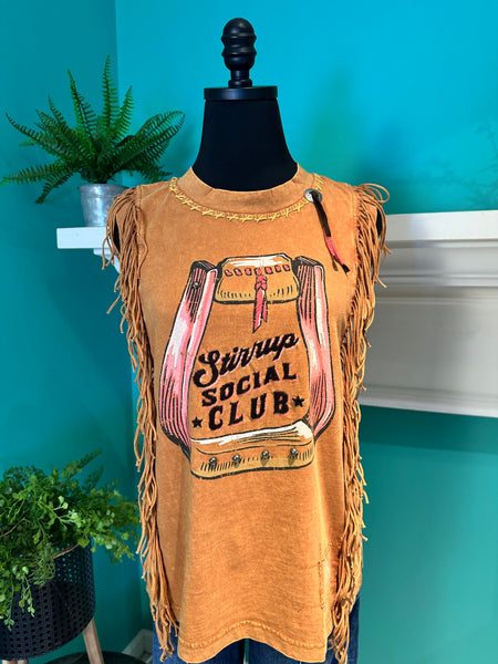 Double D Ranch Stirrup Social Club Top