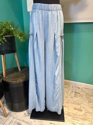 Easel Palazzo Wide Leg Pant