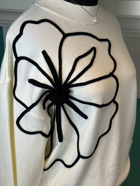 Esqualo Flower Patch Sweater