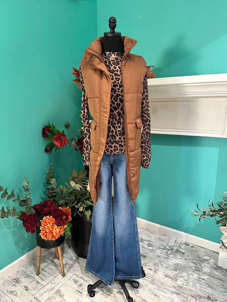 Panache Apparel The Long Puffer Vest